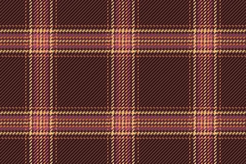 Menu tartan vector textile, close up seamless fabric pattern. Aesthetic textu Illustrazione stock