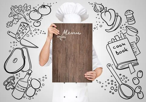 Menu template. Stock Photos