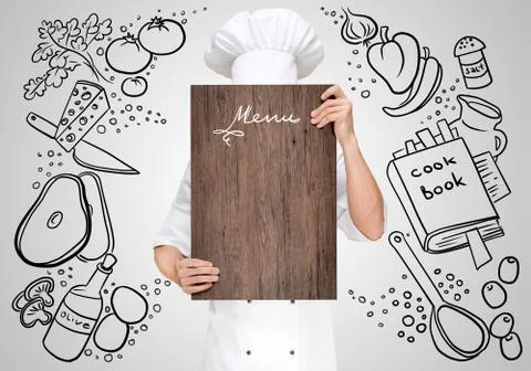 Menu template. Stock Photos