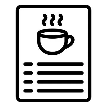 Menu Vector Icon Design Illustration Illustrazione stock