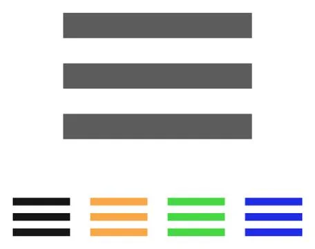 Menu Vector Icon 스톡 일러스트