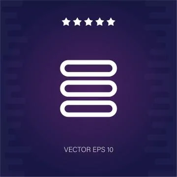 Menu vector icon Illustrazione stock