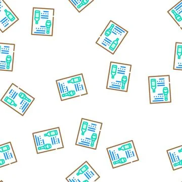 Menu wine vector seamless pattern 스톡 일러스트