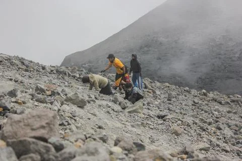 Merapi agungwidi 8/7/12 Stock Photos