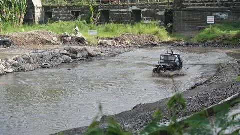 Merapi Jeep Tour Stock Photos
