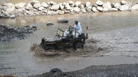 Merapi Jeep Tour Stock Photos