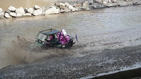 Merapi Jeep Tour Stock Photos