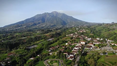 Merapi montain Video stock 267831206