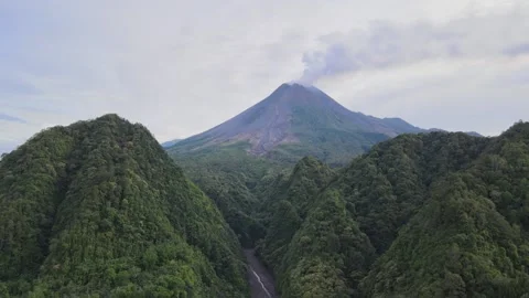 Merapi Volcano Eruption Stock Footage 149220818