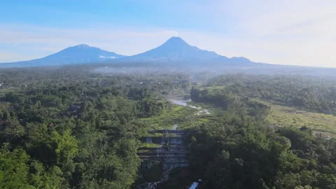 Merapi Volcano Stock Footage 146454639