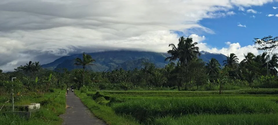 Merapi volcano Stock Photos