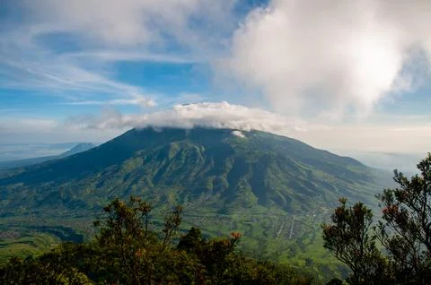 Merapi Vulcano, Yogyakarta Stock Photos