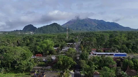 Merapi Yogyakarta Volcano Stock Footage 322018765