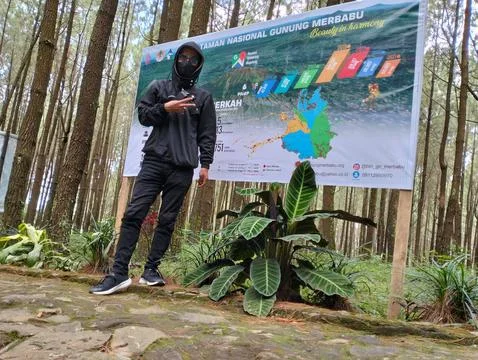 Merbabu park Stock Photos