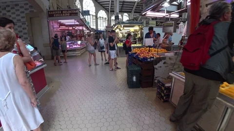 Mercado Central in Valencia 26 Stock Footage 80950482