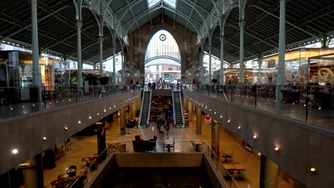 Mercado Colon in Valencia Stock Footage 159170296