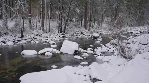 Merced River flowing Stock-Footage 263852299