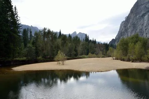 Merced river Stock Photos