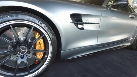 Mercedes Benz AMG GTR MATE Stock Footage