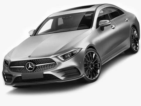 Mercedes-Benz CLS 2018 AMG line 3D Model