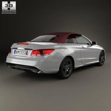 3d Model Mercedes Benz E Class Convertible Amg Sports Package With Hq Interior 14