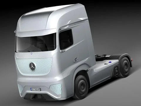 Mercedes-Benz Future Truck FT 2025 concept truck 3D Model