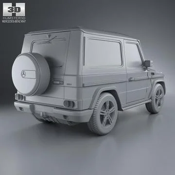 Mercedes Benz G Class 3 Door 2011 3d Model 96440828