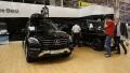 Mercedes-Benz M-class at automotive-show HD Footage
