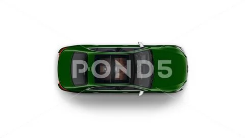 Mercedes-Benz S-Class Mockup Top View Modèle PSD