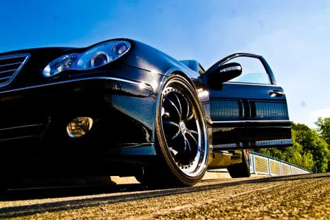 Mercedes Brabus E Klasse - summer shot Stock Photos