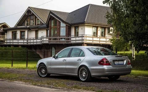 Mercedes e211 Stock Photos