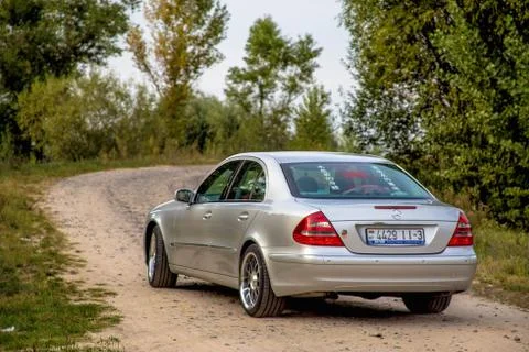 Mercedes e211 Stock Photos