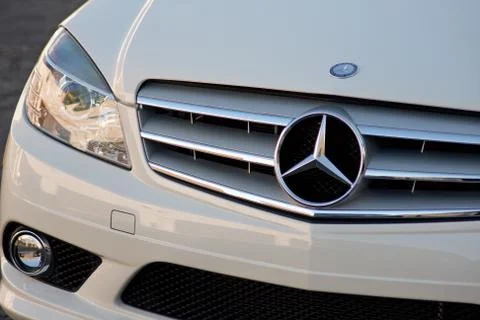 Mercedes front Stock Photos