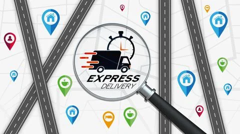 MERCEK EXPRESS DELIVERY Stock Photos