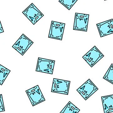 Merchandise product vector seamless pattern 库存插图