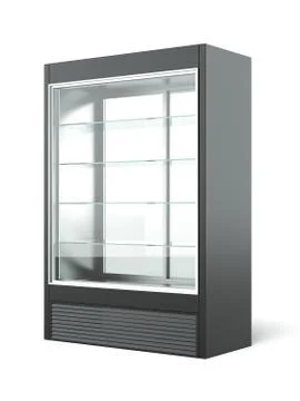Merchandising refrigerator 库存插图