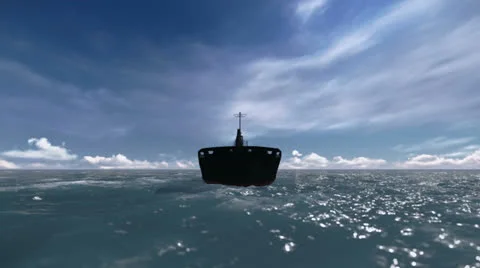 Merchant ship Stock Footage 24466253