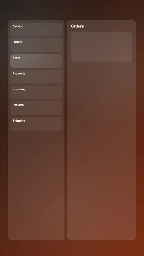 Merchant Workspace Home Modern Gradient SaaS Interface Vertical Animation Stock Footage 345154909
