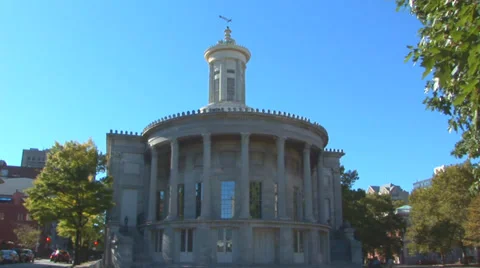 Merchants Exchange Building Loop Stock Footage 38765486
