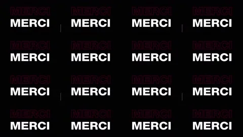 Merci Text 01 Stock Footage 147859828