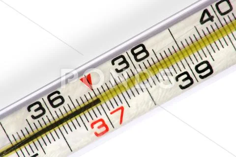 Mercurial thermometer (37) Stock Photos