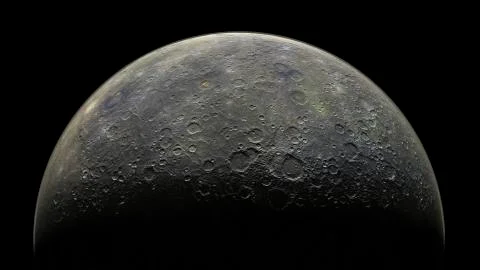 Mercury 3d render Stock Illustration
