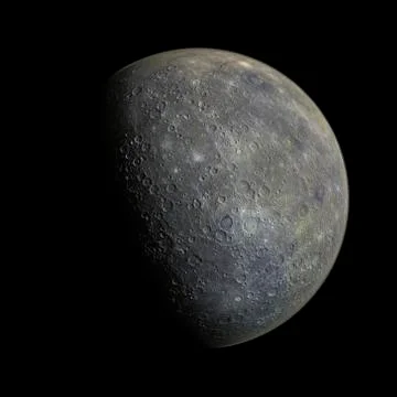Mercury 3d render Stock Illustration