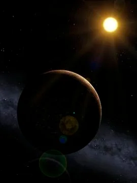 Mercury, artwork Stock Illustration