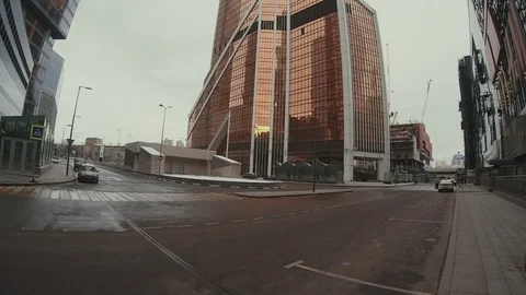 Mercury City Tower Stock Footage 125789202