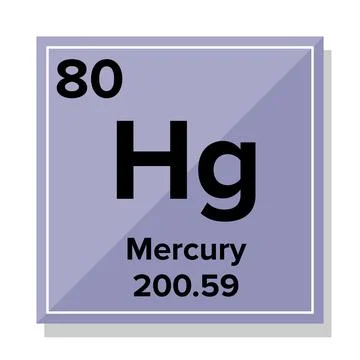 Mercury Element Stock Illustration