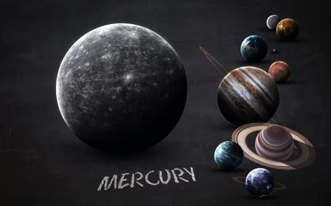 Mercury - High resolution Stock Illustration