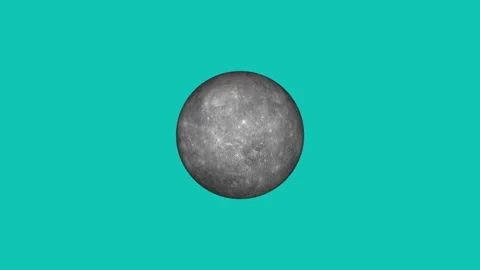 Mercury icon animated video Stock Footage 294403482
