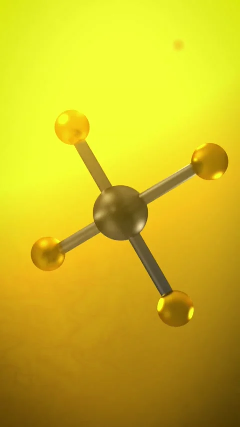 Mercury IV Fluoride Particles in Microscopic World - Vertical 2 Video stock 342839875