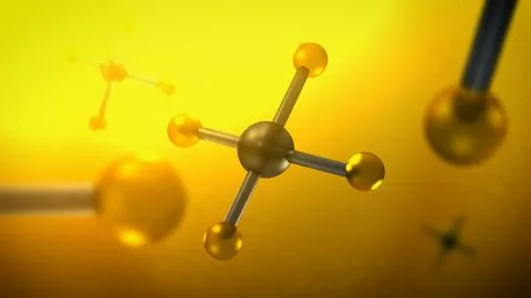Mercury IV Fluoride Particles in Microscopic World0 Stock Photos